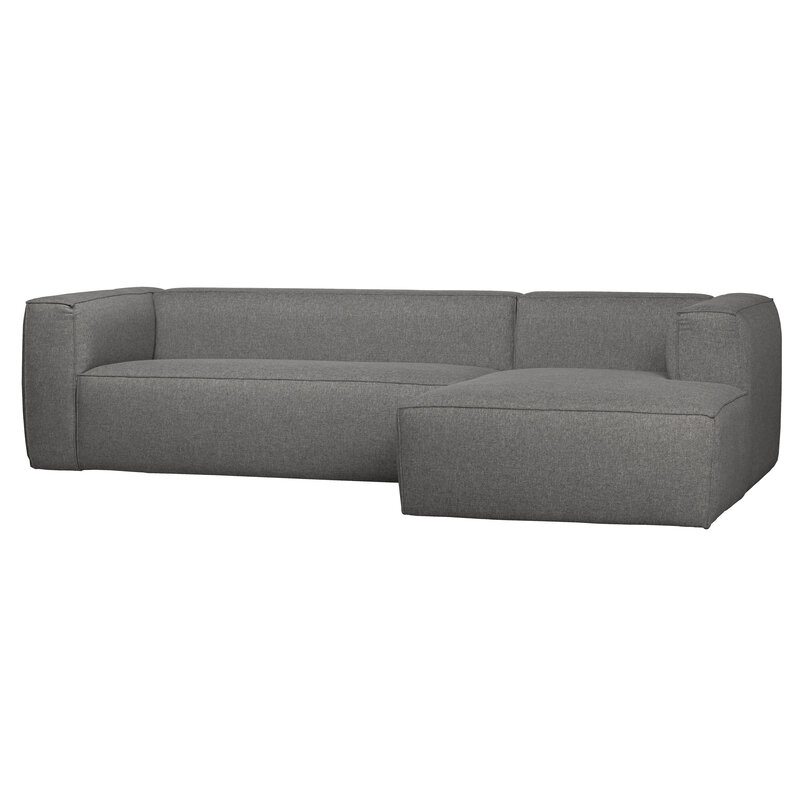 WOOOD-collectie Bean Corner Sofa Right Incl. Cushions Mid Grey