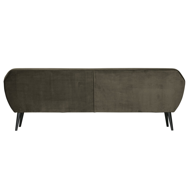 WOOOD-collectie Rocco Xl Sofa 230 Cm Fluweel Warm Groen