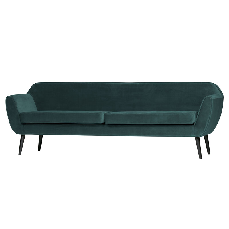 WOOOD-collectie Rocco Xl Sofa 230 Cm Fluweel Teal