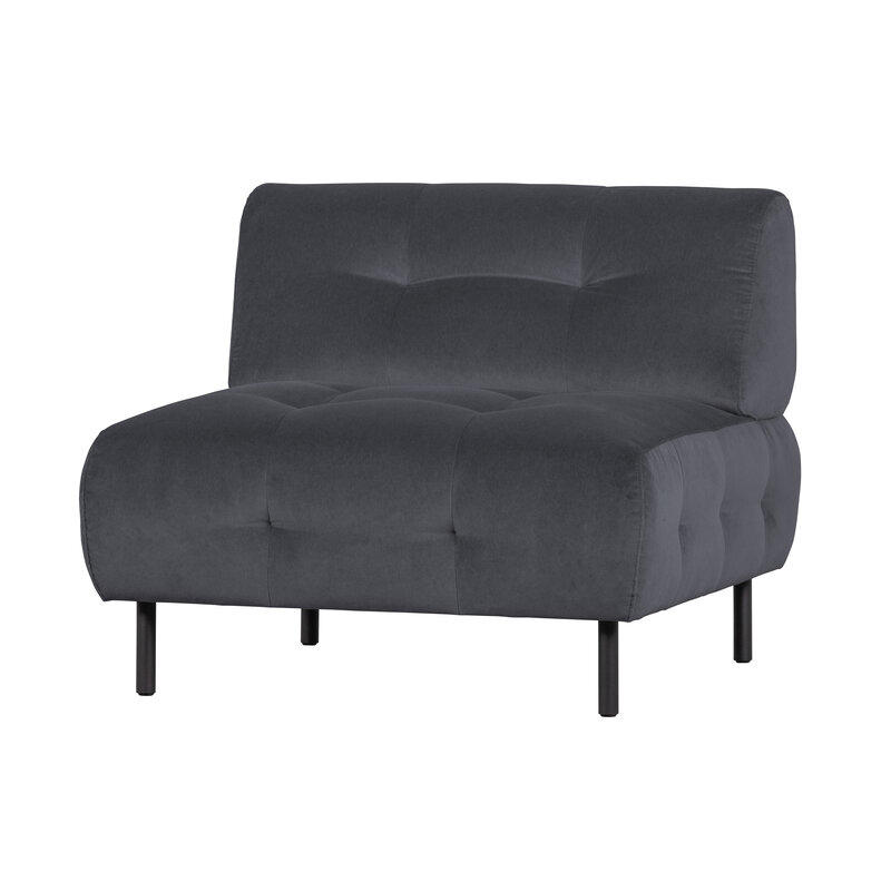 WOOOD Exclusive-collectie Lloyd Fauteuil Gewassen Fluweel Cloud