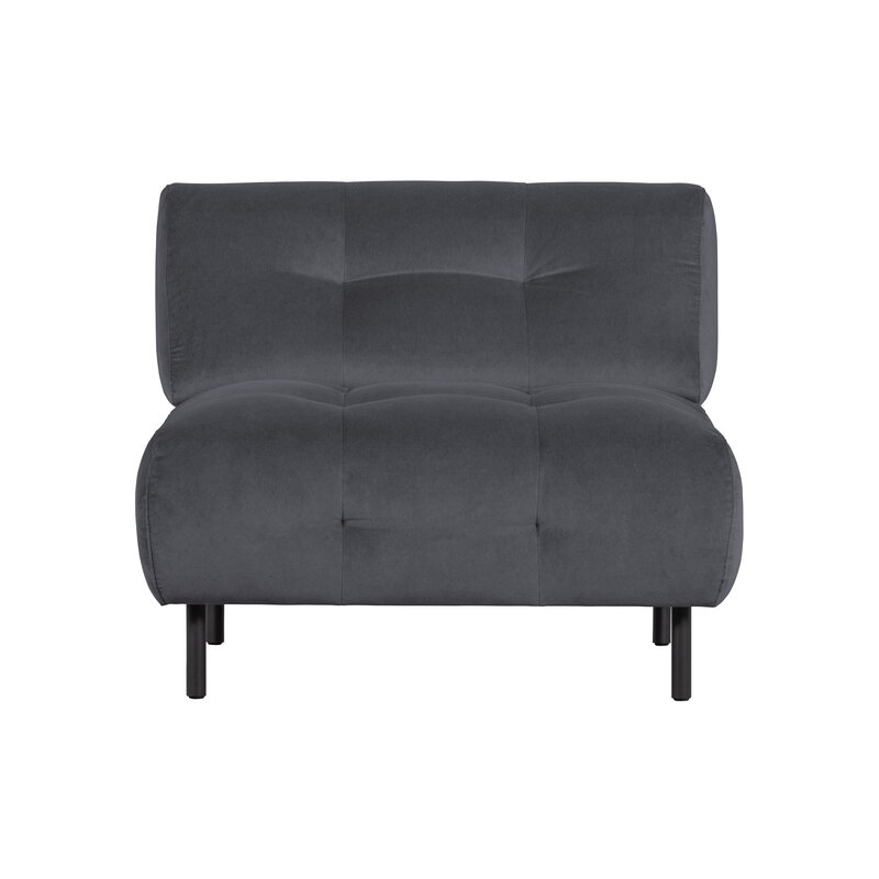 WOOOD-collectie Lloyd Fauteuil Gewassen Fluweel Cloud