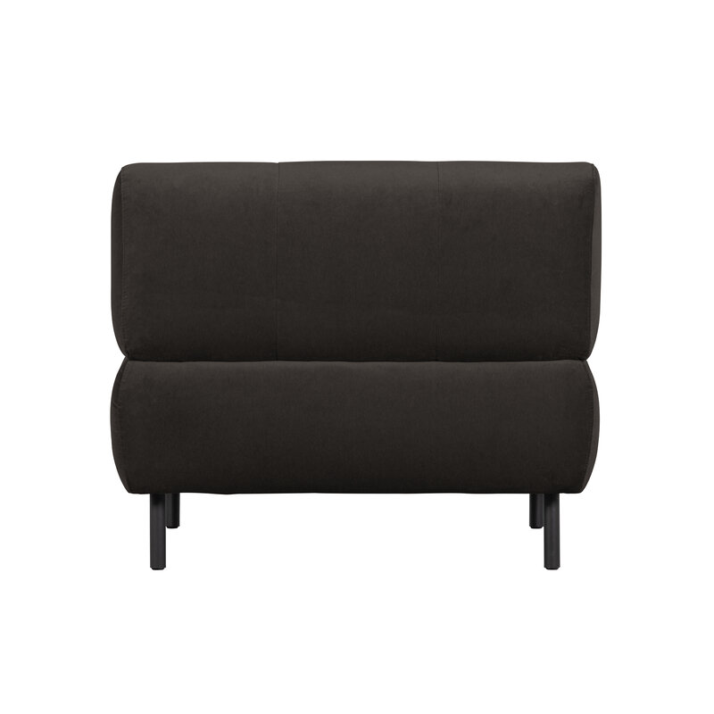 WOOOD-collectie Lloyd Armchair Washed Velvet Cast Irom