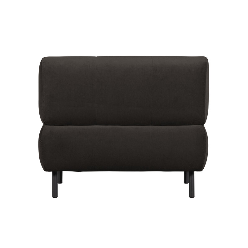 WOOOD Exclusive-collectie Lloyd Fauteuil Gewassen Fluweel Cast Iron