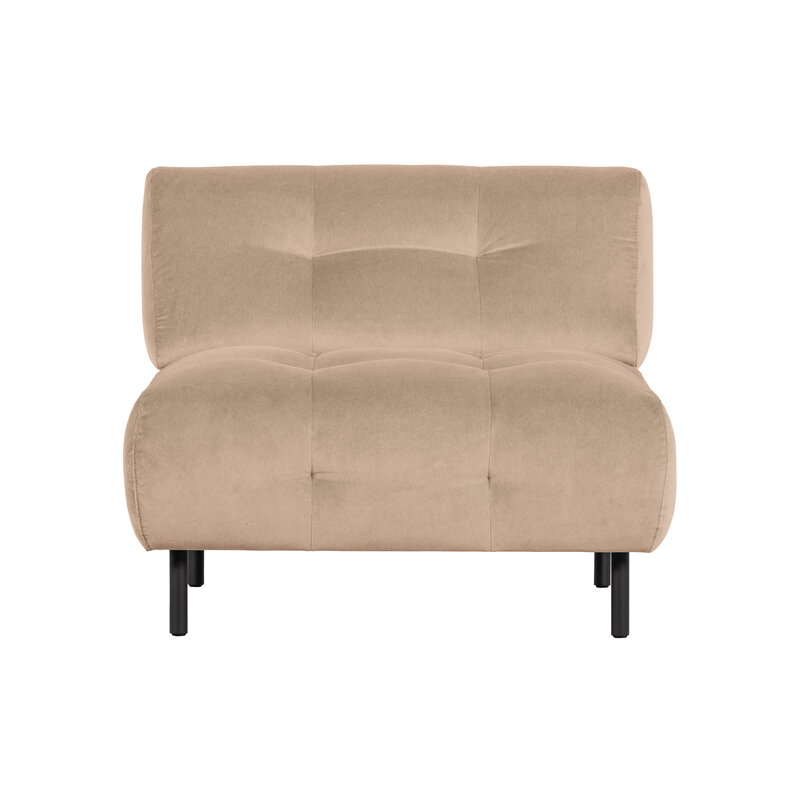 WOOOD Exclusive-collectie Lloyd Fauteuil Gewassen Fluweel Sea Salt