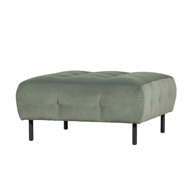 WOOOD-collectie Lloyd Pouf Washed Velvet Waterplant