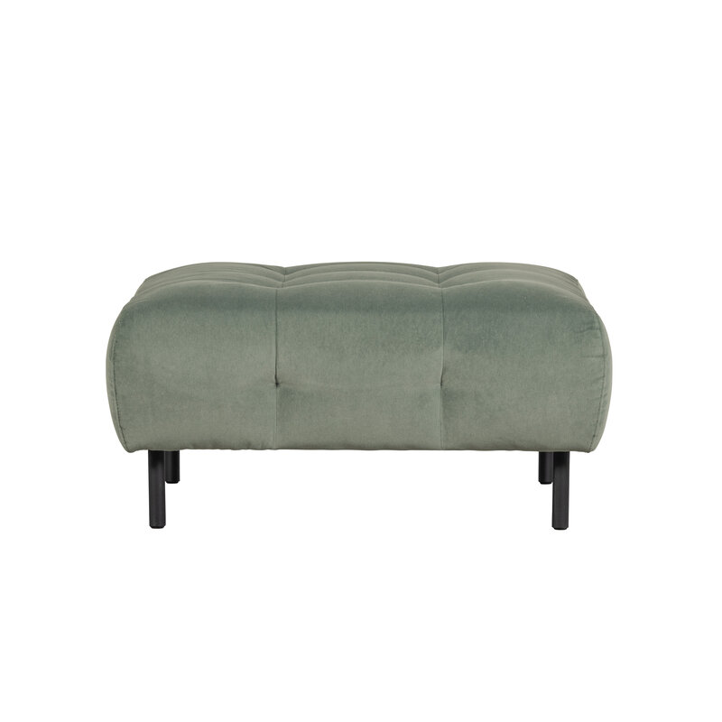 WOOOD-collectie Lloyd Pouf Washed Velvet Waterplant