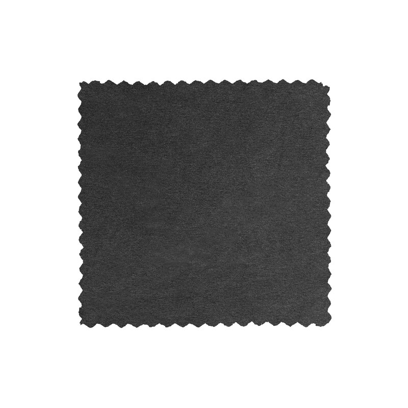 WOOOD-collectie Lloyd Pouf Washed Velvet Cast Iron