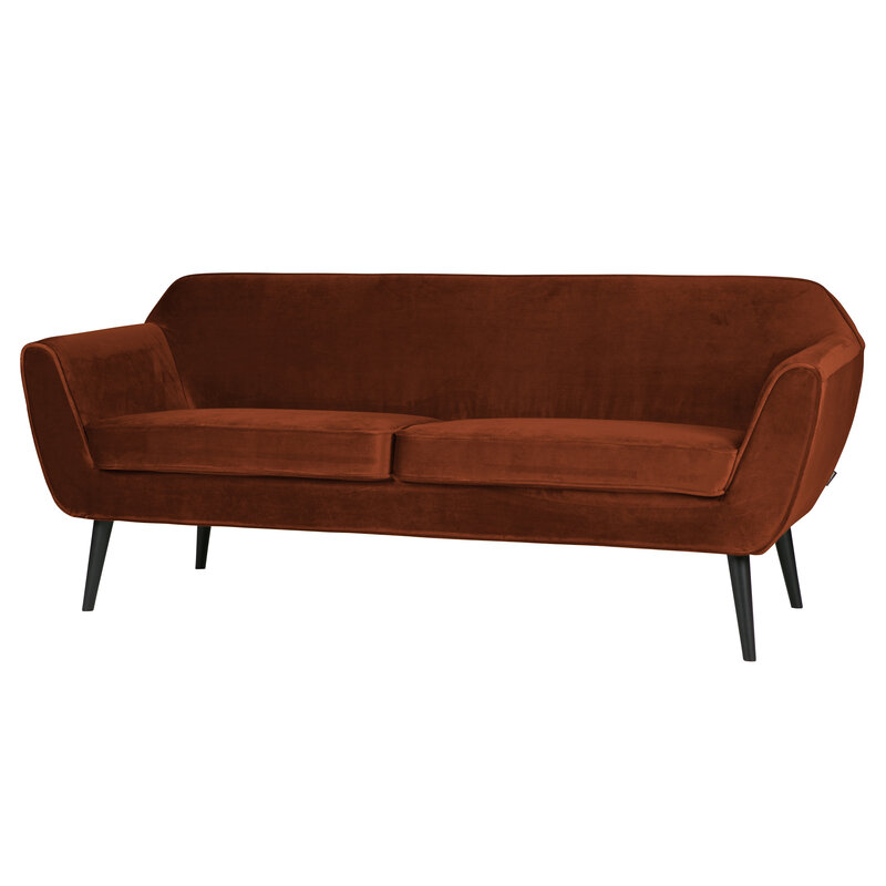 WOOOD-collectie Rocco Sofa187 Cm Velvet Rust