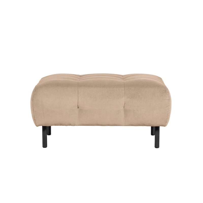 WOOOD-collectie Lloyd Pouf Washed Velvet Sea Salt