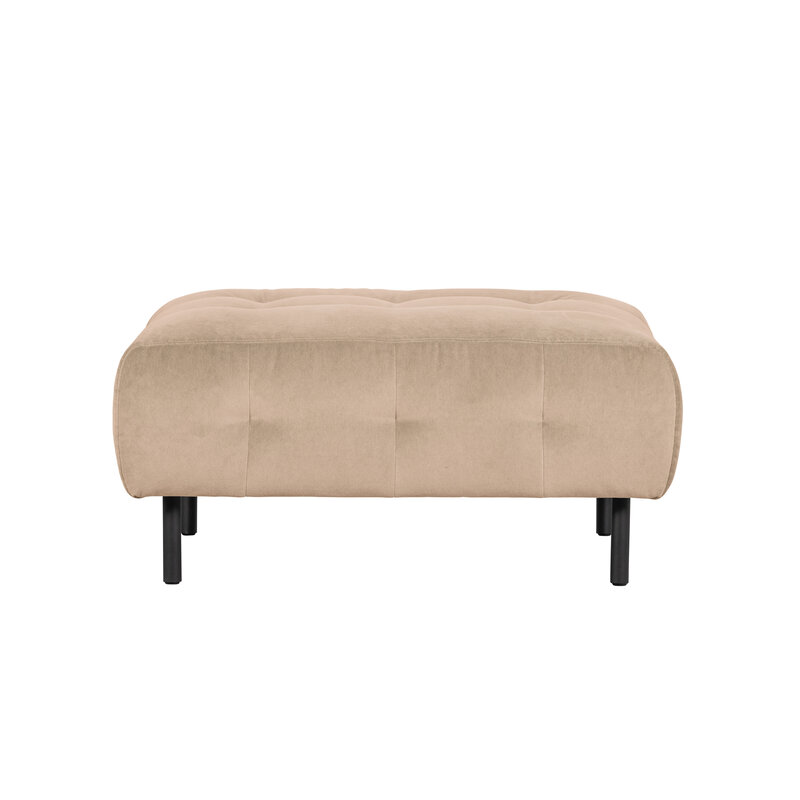 WOOOD-collectie Lloyd Pouf Washed Velvet Sea Salt