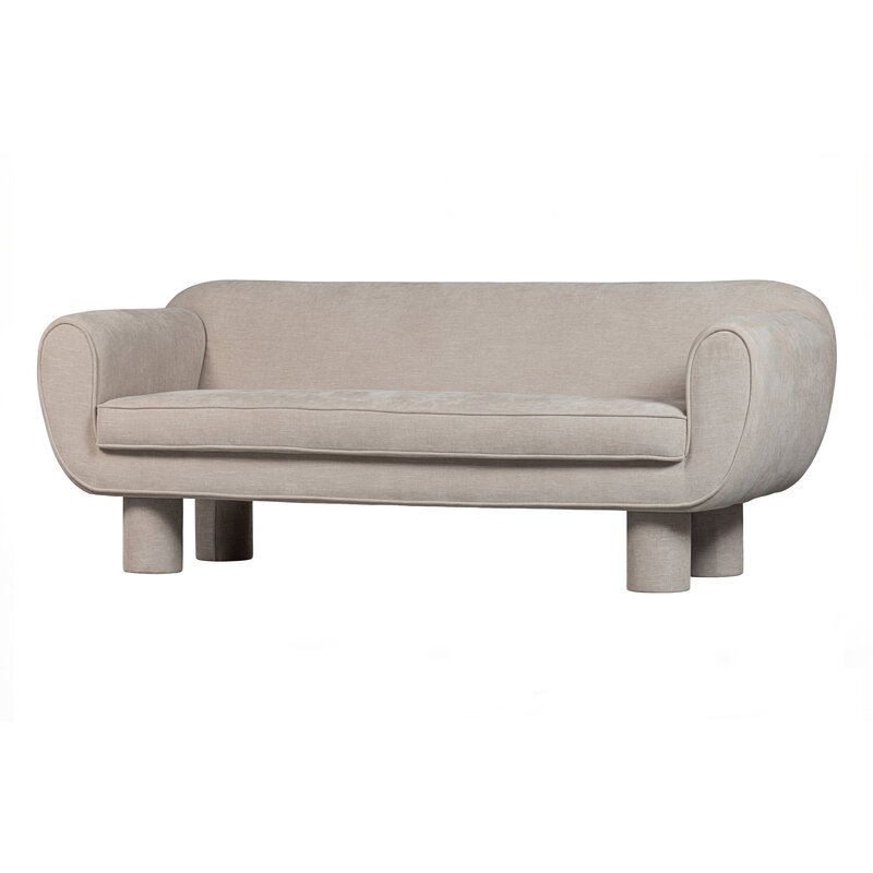 WOOOD-collectie Bodi 2-seater Sofa With Round Legs Naturel