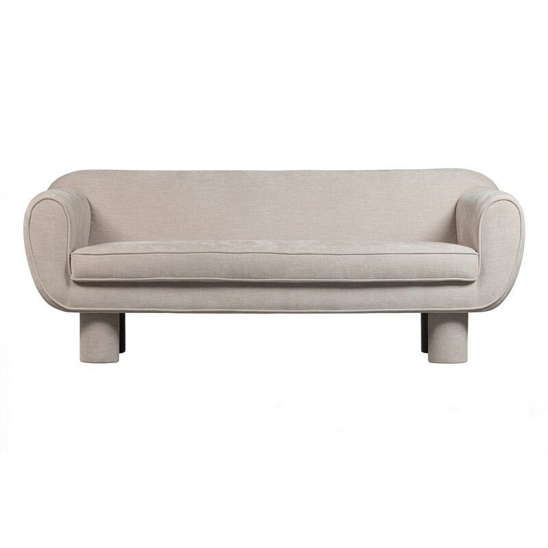 WOOOD-collectie Bodi 2-seater Sofa With Round Legs Naturel