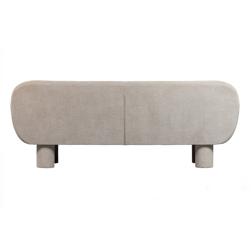 WOOOD-collectie Bodi 2-zits Bank Met Ronde Poten Naturel