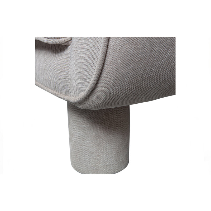 WOOOD-collectie Bodi 2-zits Bank Met Ronde Poten Naturel