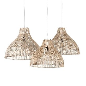 ORIGINAL HOME Lampshade Payung Natural - Set of 3