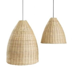 ORIGINAL HOME Lampshades Bell Natural - Set Of 2