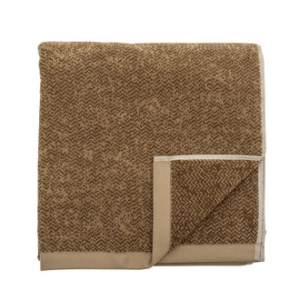 Bloomingville Kahla Towel, Brown, Cotton