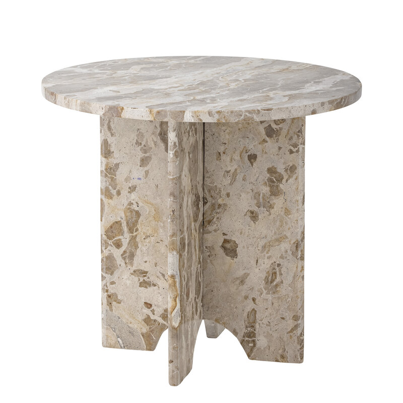 Bloomingville-collectie Jasmia Sidetable  Brown  Marble