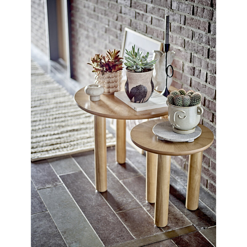 Bloomingville-collectie Noma salontafel naturel rubberhout