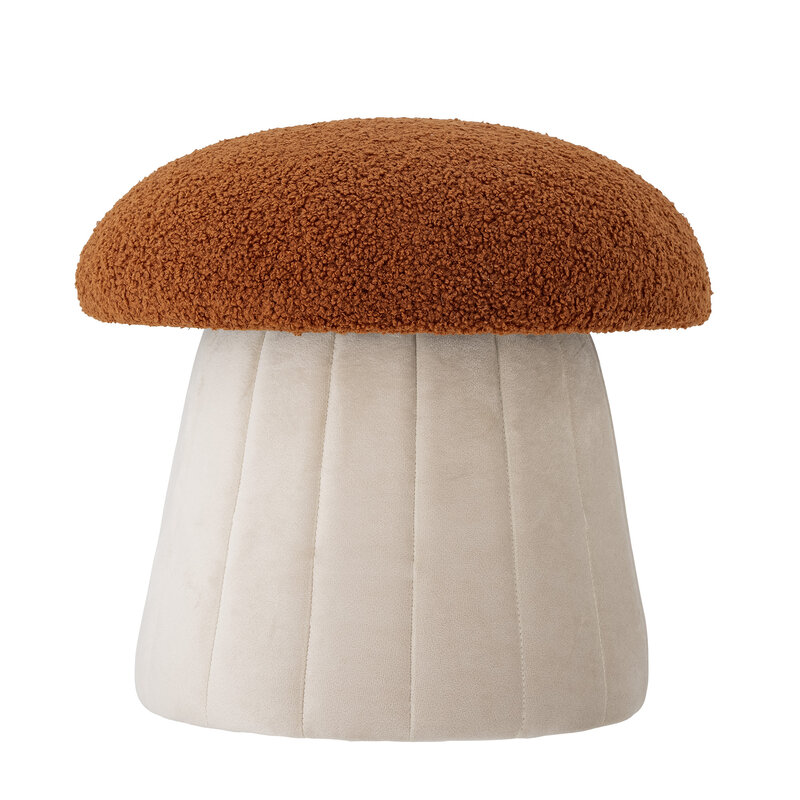 Bloomingville-collectie Bertil Pouf  Red  Polyester