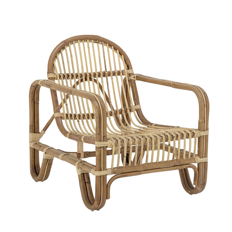 Bloomingville-collectie Baal Lounge Chair naturel rotan