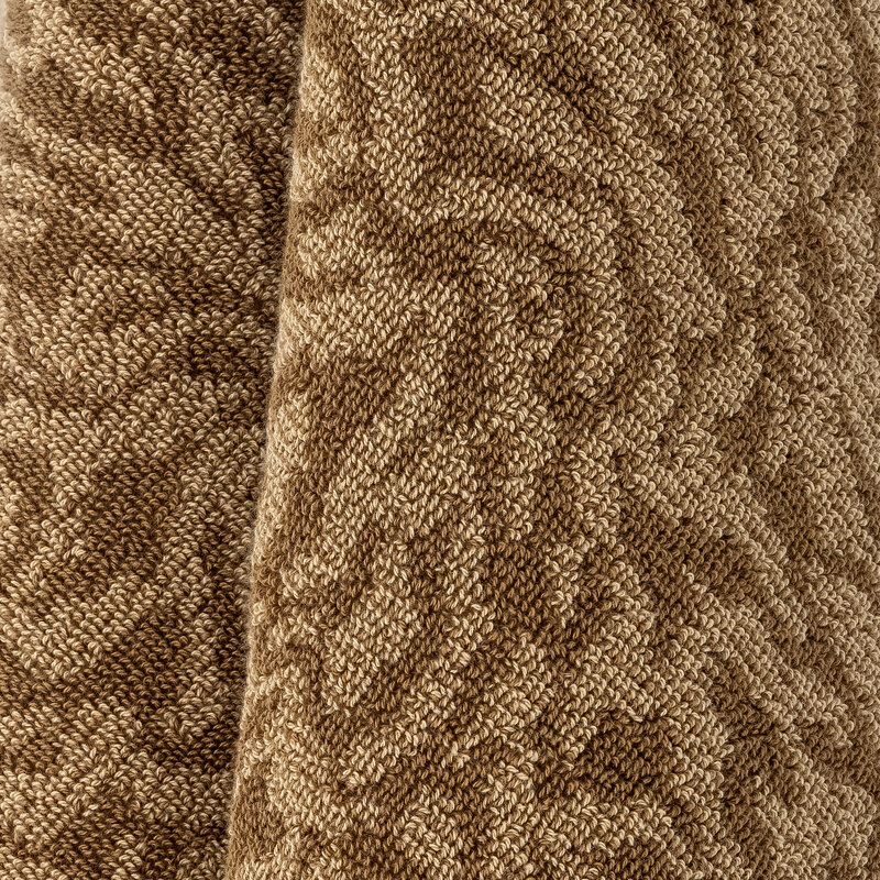 Bloomingville-collectie Kaysa handdoek bruin katoen