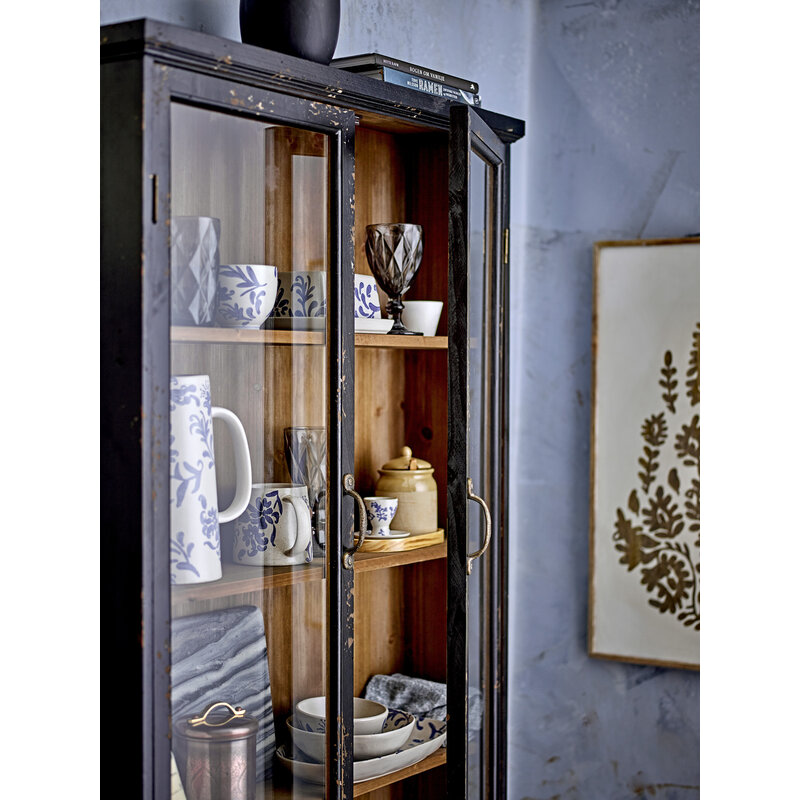 Bloomingville-collectie Hazem Cabinet  Black  Firwood