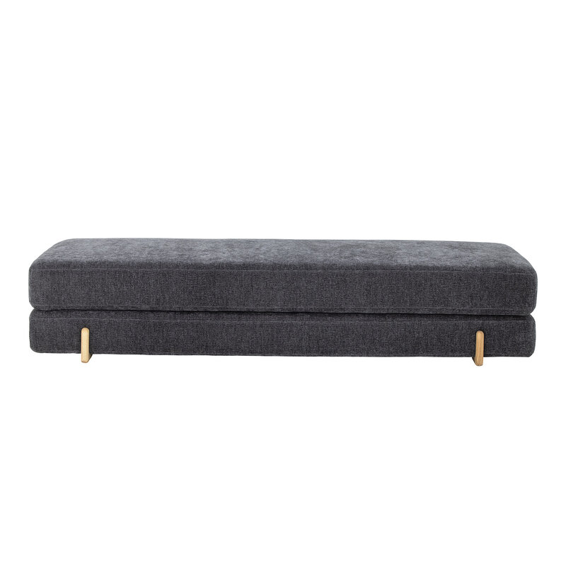 Bloomingville-collectie Groove Daybed grijs polyester