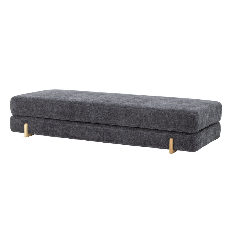 Bloomingville-collectie Groove Daybed grijs polyester