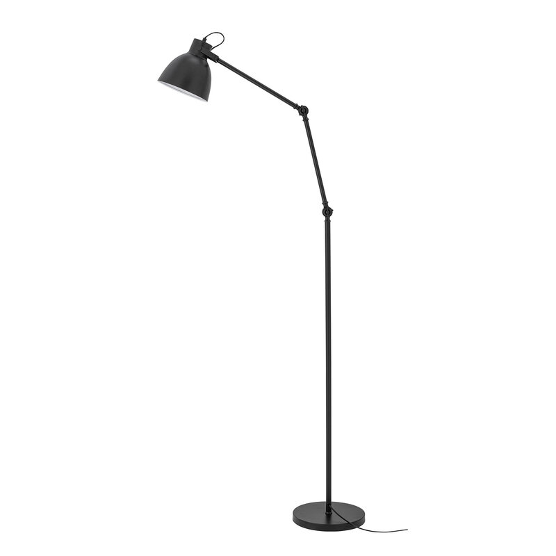 Bloomingville-collectie Barca vloerlamp zwart metaal