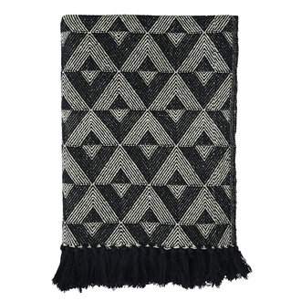 Madam Stoltz Recycled cotton throw