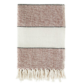 Madam Stoltz Recycled cotton throw