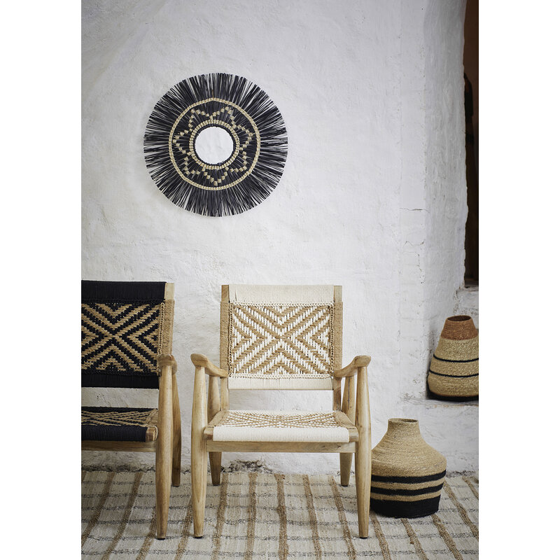 Madam Stoltz-collectie Handwoven jute rug