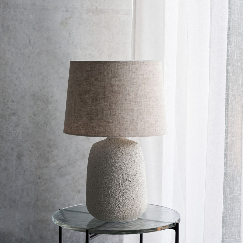 House Doctor-collectie Table lamp with lampshade Tana Off-white