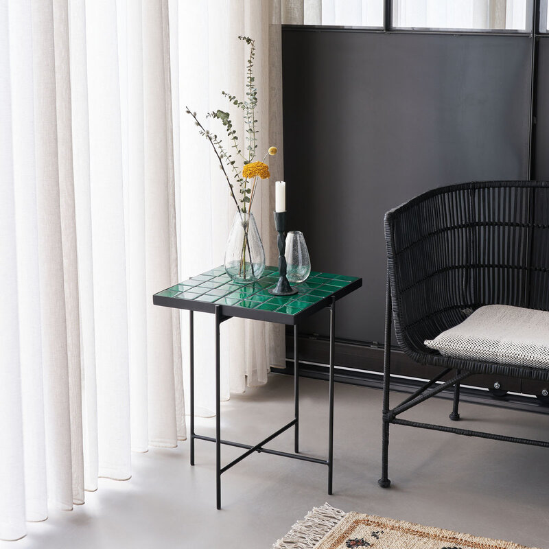 House Doctor-collectie Side table Kuna Groen