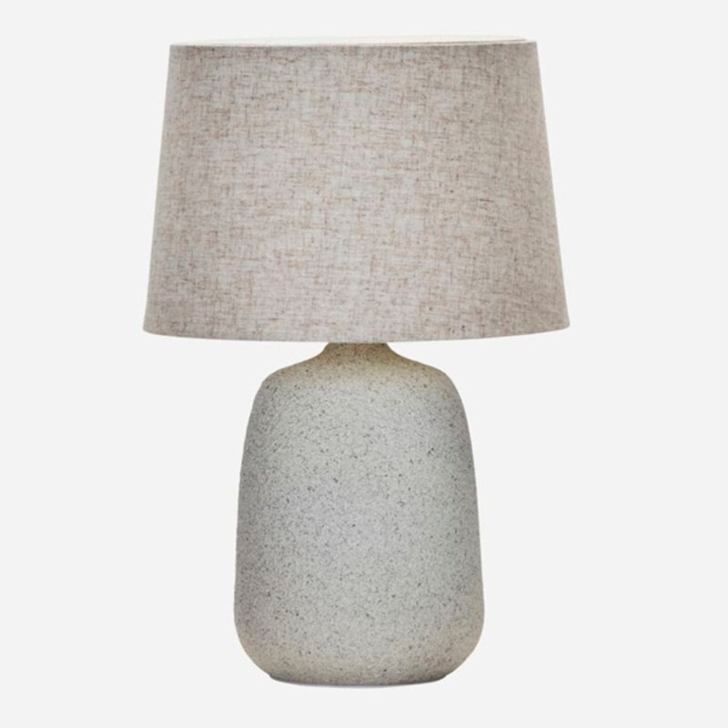 House Doctor-collectie Table lamp with lampshade Tana Off-white