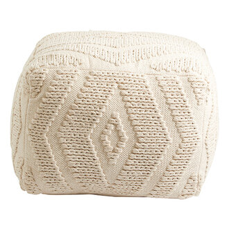 Nordal WULAR pouf off white