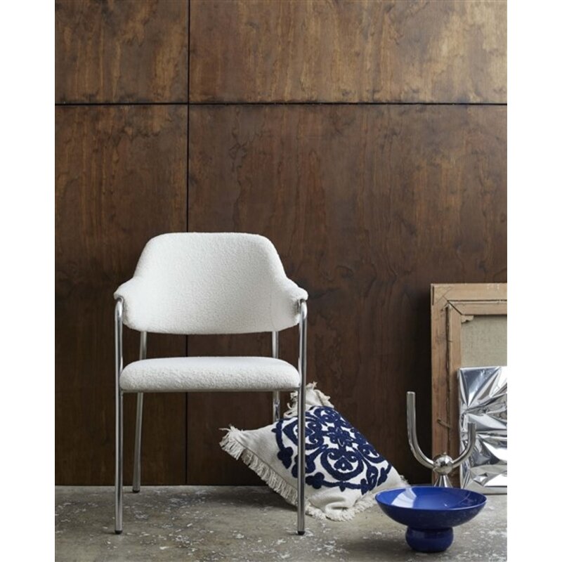 Nordal-collectie ALBERT stoel gebroken wit