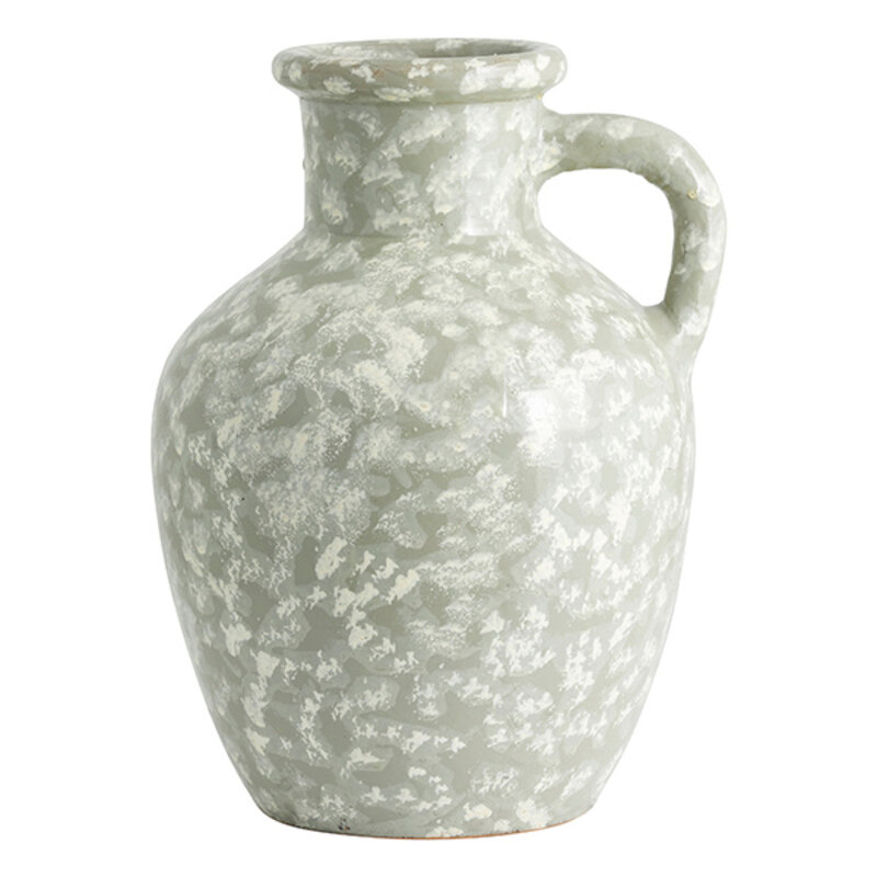 Nordal-collectie BATAM vaas grijs geglazuurd