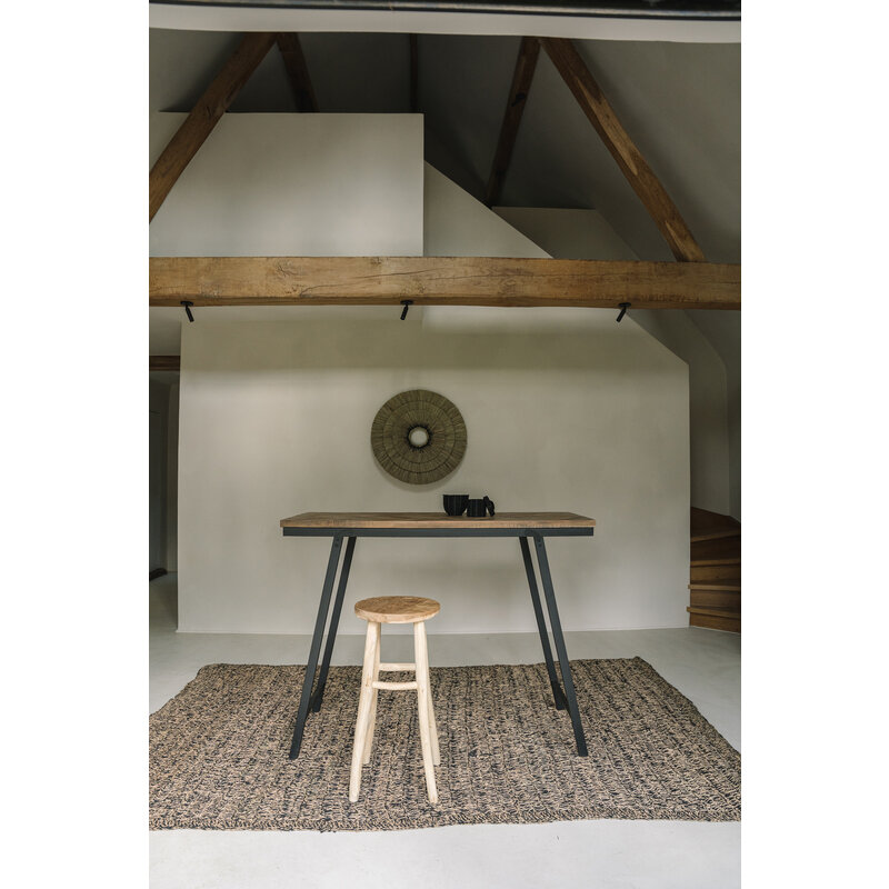 Bazar Bizar Het Seagrass Tapijt - Naturel Zwart - 180x240