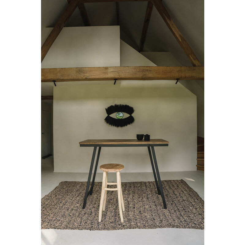 Bazar Bizar Het Seagrass Tapijt - Naturel Zwart - 180x240