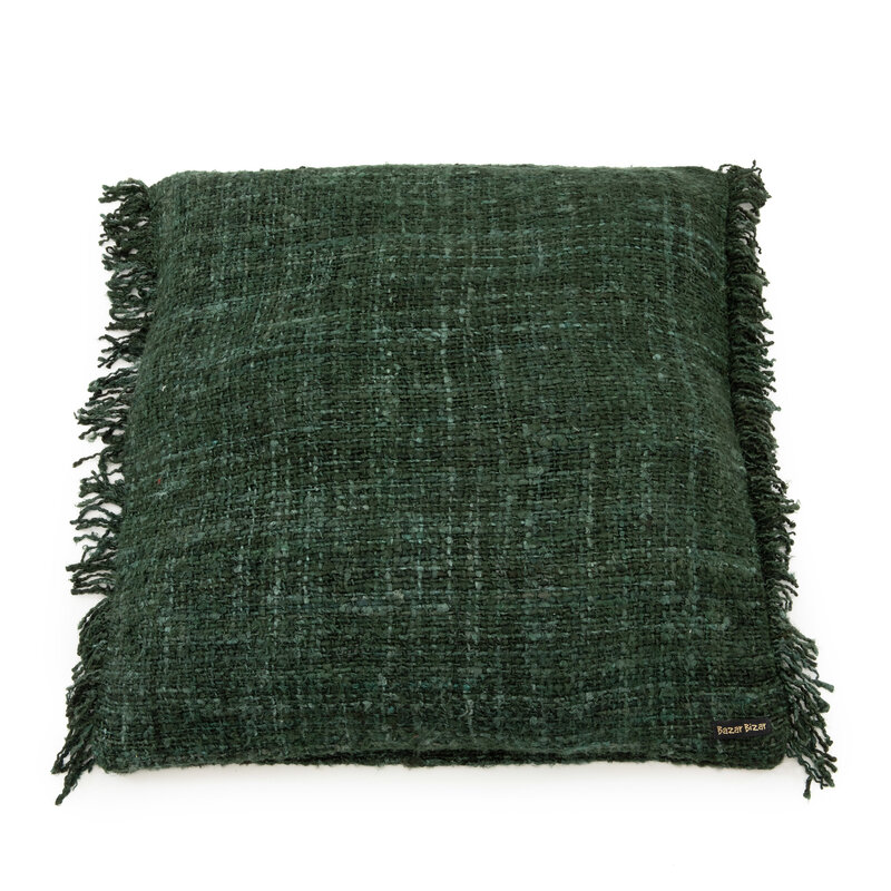 Bazar Bizar De Oh My Gee Kussenhoes -  Donkergroen - 60x60