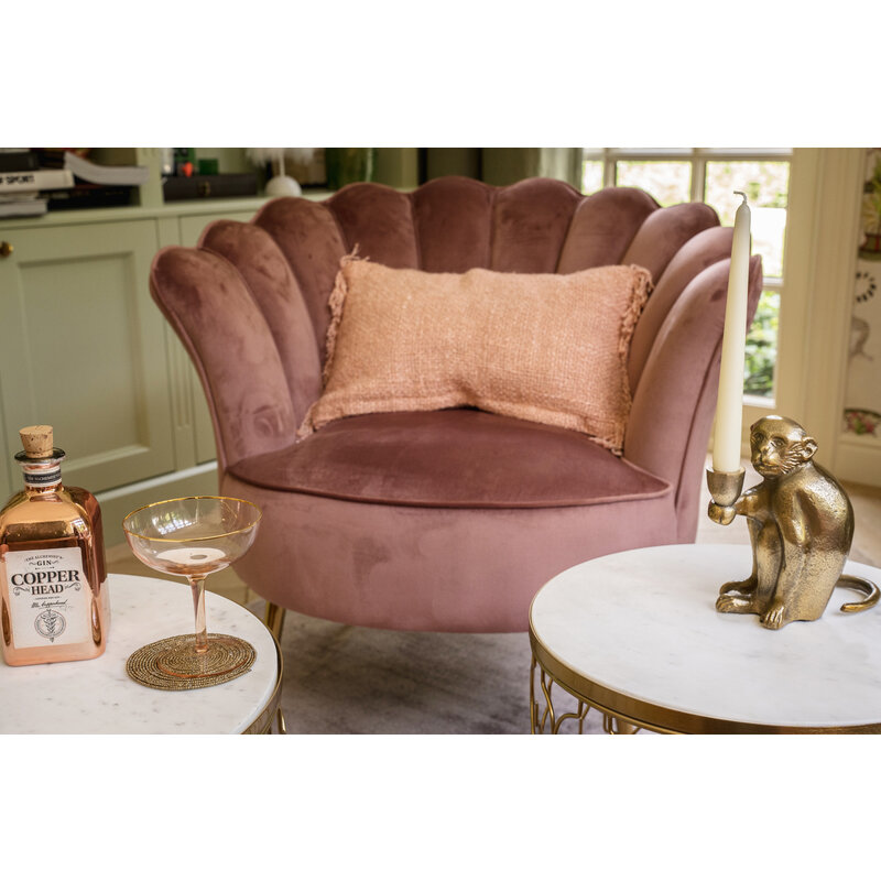 Bazar Bizar-collectie De Oh My Gee Kussenhoes - Zalm Roze - 30x50