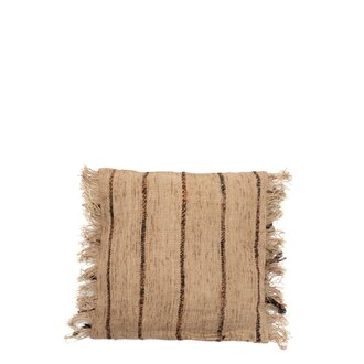 Bazar Bizar The Oh My Gee Cushion Cover - Beige Black - 40x40
