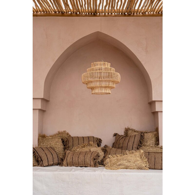 Bazar Bizar The Oh My Gee Cushion Cover - Beige Black - 40x40