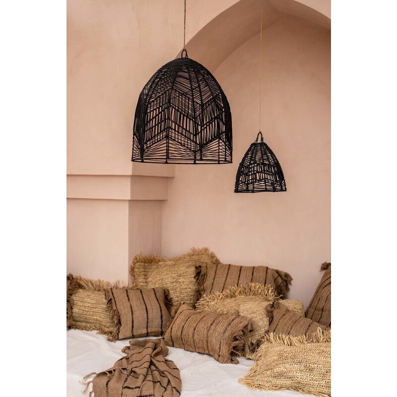 Bazar Bizar The Oh My Gee Cushion Cover - Beige Black - 40x40