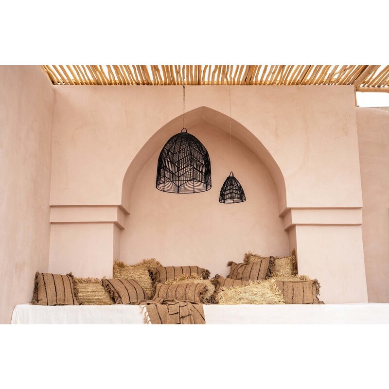 Bazar Bizar The Oh My Gee Cushion Cover - Beige Black - 40x40