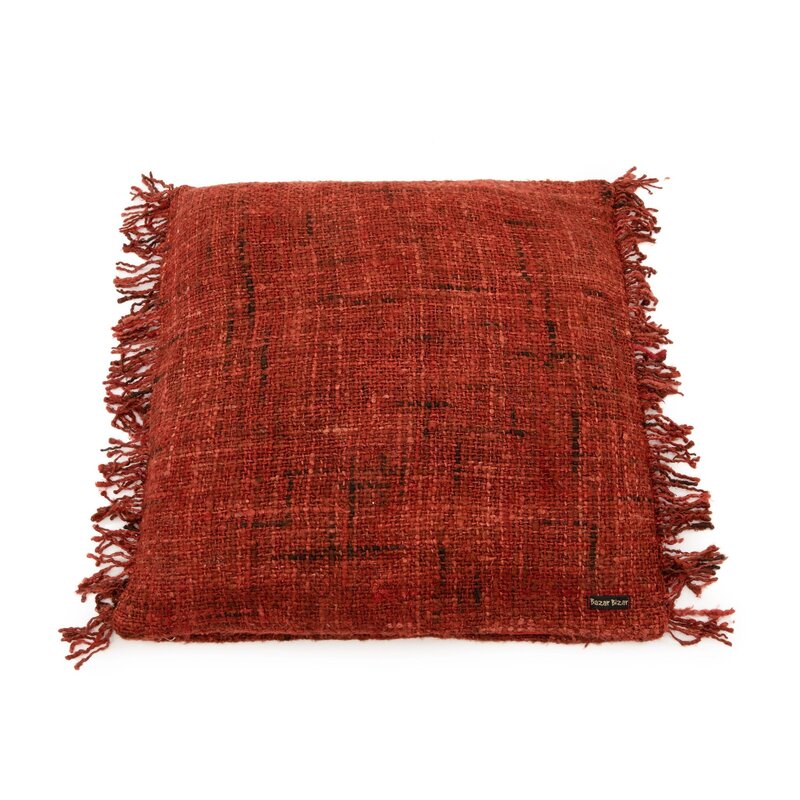 Bazar Bizar-collectie De Oh My Gee Kussenhoes -  Kersenrood - 60x60