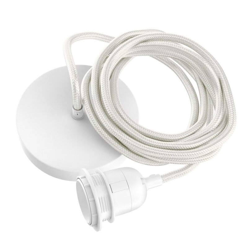 Hoopzi-collectie Lampfitting voor Plafond - Wit - 1 Fitting