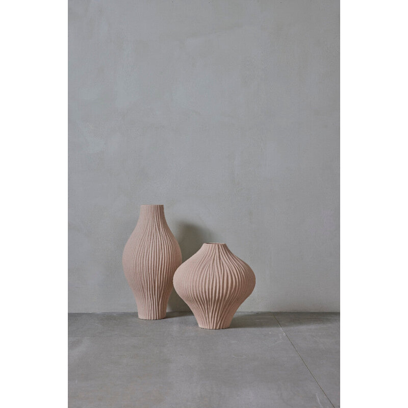 Lene Bjerre  Esmia decorative vase H34,5 cm powder